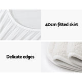 Giselle Bedding Single Size Electric Blanket Fleece EB-FL-LCD-S