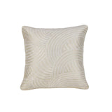IDC Homewares Pacific Embroidered White Filled Cushion 43 x 43 cm V442-IDC-CUSHION-PACIFICEMBROIDERED-WHITE-SQ
