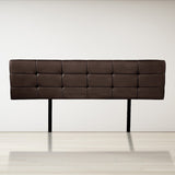 PU Leather King Bed Deluxe Headboard Bedhead - Brown V63-768285