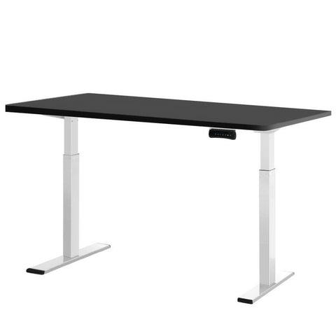 Artiss Standing Desk Motorised Dual Motor 140CM Black HASD-268-WHDF-BKDB-140