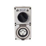 4C | Combination Switched socket 4Pin IP66 500V 32A 040.000.0153