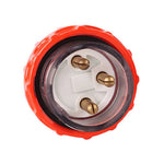 4C | Industrial Straight Plug 250V 3 round Pin 32A 040.000.0266