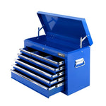 Giantz 9 Drawer Tool Box Cabinet Chest Toolbox Storage Garage Organiser Blue TB-9DR-CHEST-BLUE