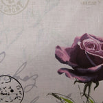 Belmondo French Rose Easy Care Quilt Cover Set Queen V442-CAP-QUILTCS-FRENCHROSE-TAUPE-QS