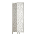 Artiss 3 Panel Room Divider Screen 122x170cm Clover White RD-4016-3P-WH