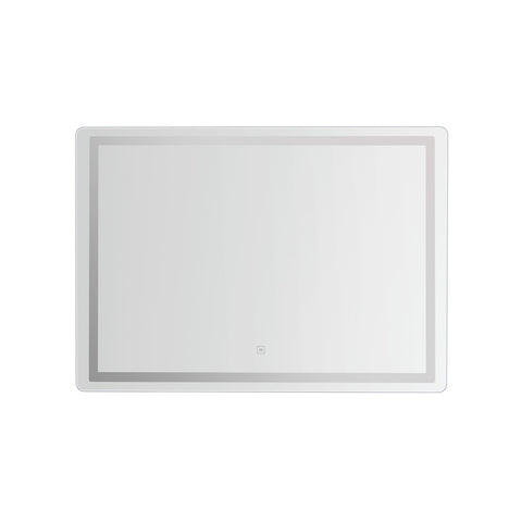 Embellir Wall Mirror 100X70CM with LED Light Bathroom Home Decor Round Rectangle MM-E-WALL-REC-LED-70100