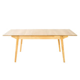 Cusco 150cm - 190cm Extendable Dining Table Scandinavian Style Solid Rubberwood V315-VOD-CUSC-03