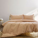 Ardor Chateau Cinnamon Embossed Quilt Cover Set Queen V442-INT-QUILTCS-CHATEAU-CINNAMON-QS