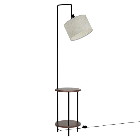 Artiss Floor Lamp 2 Tier Shelf Storage LED Light Stand Home Room Adjustable Head LAMP-FLOOR-SF-31099