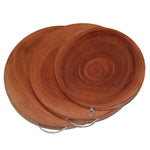 YES4HOMES 3 Natural Hardwood Hygienic Kitchen Cutting Wooden Chopping Board Round V278-UI-5527-5534-5541-R-BOARD