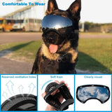 Dog Helmet Goggles, Large, Black V178-26431
