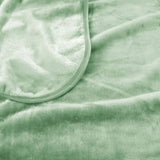 J.Elliot Home 450gsm Solid Faux Mink Blanket Sage V442-IDC-BLANKET-SOLIDFAUX-SAGE-QS