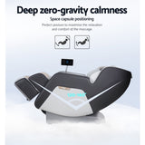 Livemor Massage Chair Electric Recliner Massager Meletao MASCHR-HOR-UP-BKGY