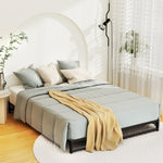 Artiss Bed Frame Queen Size Metal BERU MBED-C-BERU-Q-BK-AB