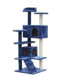 YES4PETS 130 cm Blue Cat Scratching Post Tree Scratcher Pole-Blue V278-CT130_BLUE