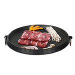 SOGA Portable Korean BBQ Butane Gas Stove Stone Grill Plate Non Stick Coated Round STONEBBQPLATEROUND