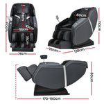 Livemor Massage Chair Electric Recliner Massager Vedriti MASCHR-HOR-B-UP-GYBK