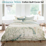 PIP Studio Okinawa White Quilt Cover Set Super King V442-HIN-QUILTCS-OKINAWA-WHITE-SK