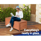 Gardeon Outdoor Storage Bench Box 210L Wooden Patio Furniture Garden Chair Seat FF-WD-SB-1040