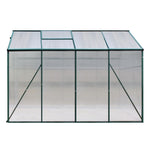 Greenfingers Greenhouse 2.52x1.9x1.83M Aluminium Polycarbonate Green House Garden Shed GH-ALU-252X190-GN-AB