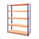 Giantz 1.8M Garage Shelving Warehouse Rack Pallet Racking Storage Shelve Blue WR-E-12X18-BO