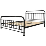 Metallica Queen Bed Size Metal Frame Platform Mattress Base - Black V315-VOB-AKIR-01