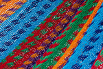 Mayan Legacy Queen Size Outdoor Cotton Mexican Hammock in Colorina Colour V97-TQCOLORINA
