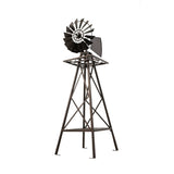 Garden Windmill 120cm Metal Ornaments Outdoor Decor Ornamental Wind Mill GWM-120CM-BR