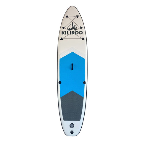 KILIROO Inflatable Stand Up Paddle Board Balanced SUP Portable Ultralight, 10.5 x 2.5 x 0.5 ft, with V227-5227715005650