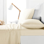 Belmondo 225TC Sheet Set CREAM - King V442-CAP-SHEETS-225TC-CREAM-KI