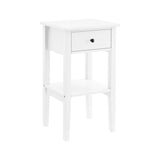 Sarantino Rue Bedside Table - White TBL-470-02-WH