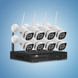 UL-tech Wireless CCTV Security System 8CH NVR 3MP 8 Square Cameras CCTV-WF-CLA-8C-8P