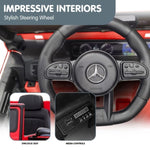 Mercedes Benz AMG G63 Licensed Kids Ride On Car Remote Control - Red CAR-G63-RD