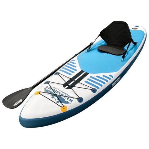 Weisshorn Stand Up Paddle Board 10.6ft Inflatable SUP Surfboard Paddleboard Kayak Surf Blue SUP-D-106FT-80-15-BU
