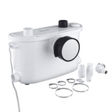 Giantz Macerator Sewerage Pump Waste Water Marine Toilet Disposal Unit Clean PUMP-MAC-400-WH