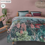 Bedding House Lupine Cotton Sateen Quilt Cover Set King Green V442-HIN-QUILTCS-LUPINE-GREEN-KI