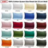 Artex 250TC 100% Cotton Sheet Set Single Teal V442-ATX-SHEETS-COTTON250TC-TEAL-SB