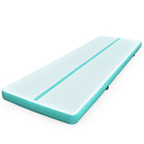 PROFLEX 800x100x20cm Inflatable Air Track Mat Tumbling Gymnastics, Mint Green & Grey V219-FTNATKPRFA8GG