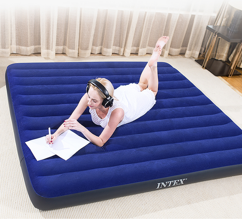 INTEX TWIN DURA-BEAM COMFORT-PLUSH AIRBED WITH BIP V183-67766AN