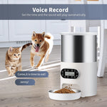 YES4PETS Electric Automatic Pet Dog Cat Rabbit Feeder Stainless Steel 3L Dispenser V278-PF124-3L-SS--FOOD-FEEDER