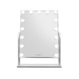 Embellir Makeup Mirror 40x50cm Hollywood Vanity with LED Light Rotation Tabletop MM-STAND-4050-WH