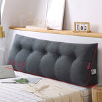 SOGA 2X 150cm Dark Grey Triangular Wedge Bed Pillow Headboard Backrest Bedside Tatami Cushion Home PILLOWFAB150GREYX2