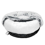 PaWz Pet Bed Cat Dog Donut Nest Calming XL Charcoal X-Large PT1035-XL-CH