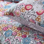 Accessorize Amara Washed Cotton Printed Reversible Quilt Cover Set Queen V442-HIN-QUILTCS-COTTONAMARA-BLUE-QS