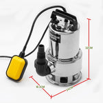 PROTEGE 1500W Submersible Dirty Water Pump Bore Tank Well Steel Automatic Clean V219-PMPDITPROA1M5