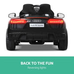 Kids Ride On Car Audi R8 Licensed Sports Electric Toy Cars Black RCAR-R8-S-BK