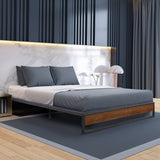 Sorrento Metal and Wood bed base - Single ABM-10002259