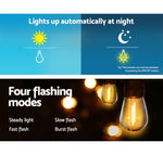 17m Solar Festoon Lights Outdoor LED String Light Christmas Party Garden Decor LIGHT-B-SOLAR-S14-15-WW