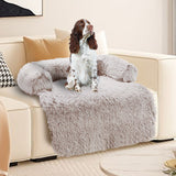 Pet Sofa Bed Dog Calming Sofa Cover Protector Cushion Plush Mat S V360-PTPC0003-GC-S