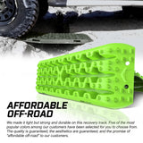 X-BULL Recovery tracks Boards 10T 2 Pairs Sand Mud Snow With Mounting Bolts pins Green V211-AU-XBRT017-2